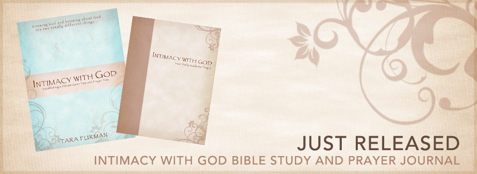 Just released: Intimacy With God Bible Study and Prayer Journal
